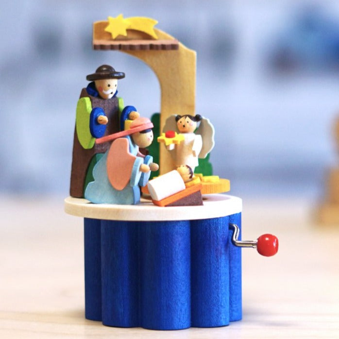 Music Box (Traditional Crank-Style) - Nativity